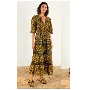 NWT Farm Rio Star Fruits Maxi Dress Size Small